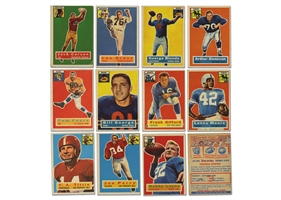 1956 Topps Football Complete Set of (120) with Checklist and Three Contest Cards