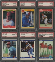 1981-85 Fleer Lot of (12) Pete Rose Cards – All PSA Gem Mint 10