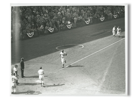 4/14/1953 Brooklyn Dodgers Opening Day (vs. Pirates) Roy Campanella 3-Run HR (Driving in Snider & Jackie) Original Photo by Barney Stein – PSA/DNA Type II, Stein Estate