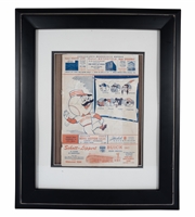1955 Brooklyn Dodgers World Series Champions Multi-Signed Program Featuring Jackie Robinson – PSA/DNA LOA
