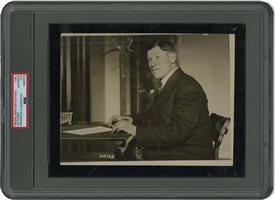 Important 1913 Jim Thorpe "Olympic Champion Signing N.Y. Giants Baseball Contract" Original Photograph (Only Known Example!) – PSA/DNA Type 1