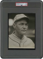 1927 Zack Wheat Philadelphia Athletics (Final Season) Original Portrait Photograph by Underwood & Underwood – PSA/DNA Type 1