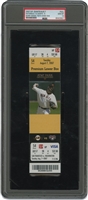 8/7/2007 Barry Bonds MLB Career Record-Breaking Home Run #756 Full Unused Ticket – PSA GEM MT 10 (Pop 1 for Variation)
