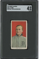 1909-11 T206 Ty Cobb Red Portrait (Sweet Caporal) – SGC VG/EX 4