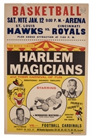Lot of (5) Original Harlem Magicians & Harlem Globetrotters Basketball Posters