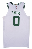 2023 Jayson Tatum Boston Celtics Game Worn & Signed Jersey Photomatched to Four Games – Sports Investors LOA, Beckett LOA