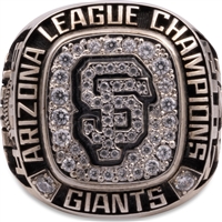 2013 San Francisco Giants Arizona League Champions Ring Presented to Pitching Coach & HOF Closer Lee Smith