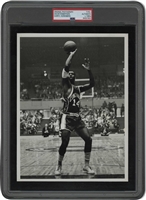 C. 1960s Oscar Robinson Free Throw Original Photograph – PSA/DNA Type 1