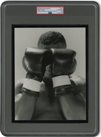1989 Mike Tyson "Trademark Peek-a-Boo" Pair of Original Photographs – Both PSA/DNA Type 1