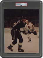 1990s Wayne Gretzky Los Angeles Kings ("The Great One" in Action) Original Photograph – PSA/DNA Type 1