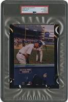 2000s Derek Jeter "Cell Phones Prohibited" at Yankee Stadium Original Photograph – PSA/DNA Type 1