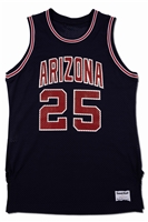 C. 1985-88 Steve Kerr University of Arizona Wildcats Game Worn Road Jersey