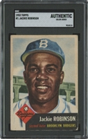 1953 Topps #1 Jackie Robinson - SGC Authentic