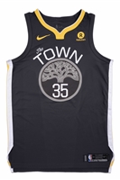 2018 Kevin Durant Golden State Warriors Western Conference Semis Game Worn Jersey Photomatched to Three Playoff Games! - Sports Investors Photomatch LOA