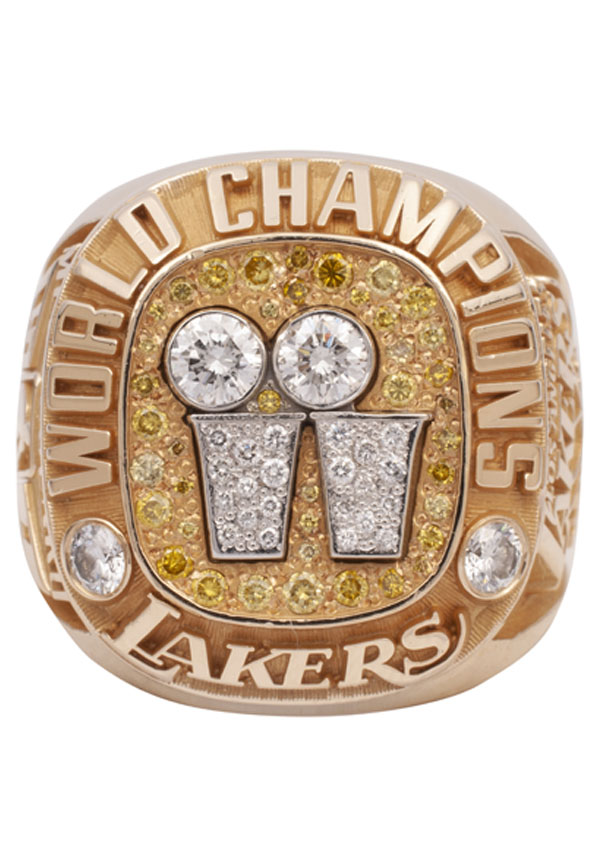 LAKERS RINGS FOR RELIEF